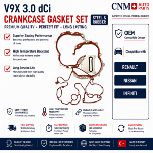 V9X 3.0 dCi Crankcase Gasket Set