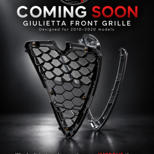 For Alfa Romeo Giulietta Front Grille V Shield Scudetto 2010-2020 156112054